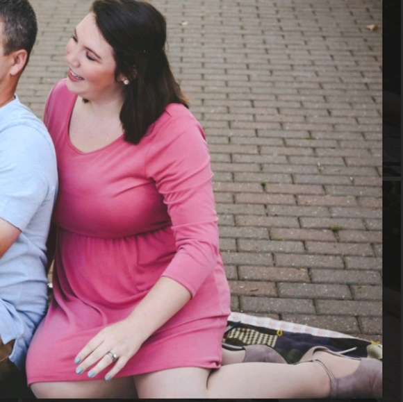 Maurices Scoop back Pink Dress | size Large | Lover Era - Picture 8 of 8